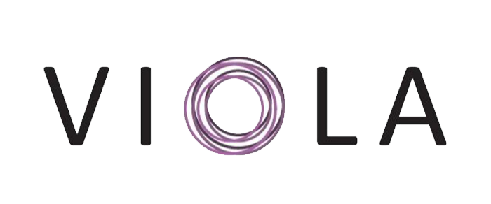 Fine Shine Mobile Wash The word "VIOLA" in black text with the "O" represented by overlapping purple circles.